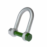 G-4553 Green Pin Dee Shackles Product Render 1